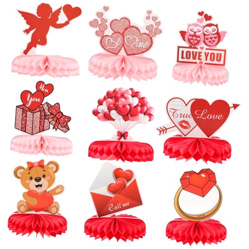 Toyvian 9 Stück Valentinstag Dekoration Party Tischplatte Amor-Dekorationen Kernstück Valentinstag Waben Herzstück hochzeitsdeko Cute Decor Papierhandwerk Festliche Wabendekorationen Toyvian 9 Stück Valentinstag Dekoration Party Tischplatte Amor-Dekorationen Kernstück Valentinstag Waben Herzstück hochzeitsdeko Cute Decor Papierhandwerk Festliche Wabendekorationen von Toyvian