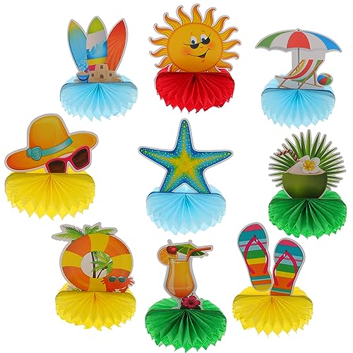 Toyvian 9St sommerliche Wabenornamente Dekorationen für Zuhause Heimdekoration Hula Aloha-Partydekorationen Hawaii Party Dekoration Hawaii tischdeko Tischdekoration für Partys Wabenpapiere Toyvian 9St sommerliche Wabenornamente Dekorationen für Zuhause Heimdekoration Hula Aloha-Partydekorationen Hawaii Party Dekoration Hawaii tischdeko Tischdekoration für Partys Wabenpapiere von Toyvian