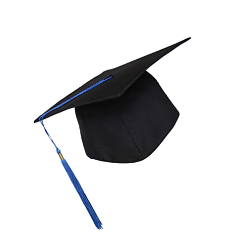 Toyvian Abschlusskappe mit Blauer Quaste Doktorhut Graduation Cap für Erwachsene Abschlussfeier Foto Requisite Geeignet für Bachelor Master und Doktoranden Toyvian Abschlusskappe mit Blauer Quaste Doktorhut Graduation Cap für Erwachsene Abschlussfeier Foto Requisite Geeignet für Bachelor Master und Doktoranden von Toyvian
