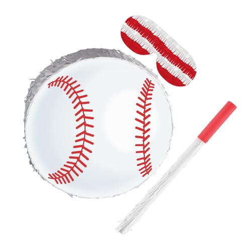 Toyvian Baseball Pinata mit Stab und Augenbinde Sportliche Partydekoration für Jungen und Mädchen Shower und Sportmotto Geburtstagsfeier Inklusive Konfetti und Pinata Toyvian Baseball Pinata mit Stab und Augenbinde Sportliche Partydekoration für Jungen und Mädchen Shower und Sportmotto Geburtstagsfeier Inklusive Konfetti und Pinata von Toyvian