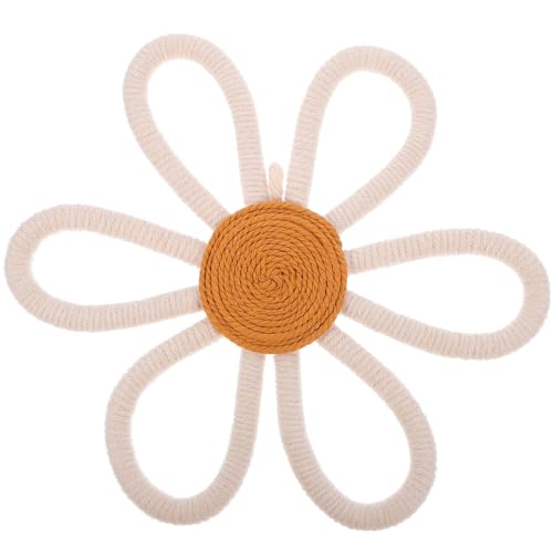 Toyvian Boho-Kinderzimmer-Dekoration Gänseblümchen- Gewebte Makramee-Wandbehang Gänseblümchen-Dekoration Blumen-Wanddekoration Böhmische Kinderzimmer-Wanddekoration Für Kinder Toyvian Boho-Kinderzimmer-Dekoration Gänseblümchen- Gewebte Makramee-Wandbehang Gänseblümchen-Dekoration Blumen-Wanddekoration Böhmische Kinderzimmer-Wanddekoration Für Kinder von Toyvian