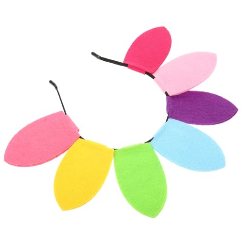 Toyvian Bunte Sonnenblumen Haarreif für Geburtstag Party Deko Mädchen und Damen Niedlicher Verstellbarer Haarreifen als Fotorequisite und Karneval Accessoire von Toyvian