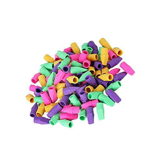 Toyvian Bunter Radiergummi 110 Stück Radiergummi Aufsatz Für Schüler Weiche Und Tragbare Schreibwaren Farbenfrohes Design Für Kinder Und Künstler von Toyvian