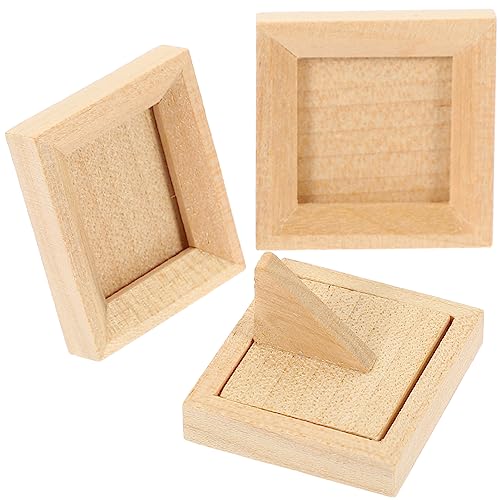 Toyvian DIY-Fotorahmen Aus Holz 3 Stück Miniatur-Bilderrahmen Unbemalte Bilderrahmen Winzige Unvollendete Fotorahmen Bastelbedarf Für Puppenhäuser Für Kunstprojekte Im Klassenzimmer Toyvian DIY-Fotorahmen Aus Holz 3 Stück Miniatur-Bilderrahmen Unbemalte Bilderrahmen Winzige Unvollendete Fotorahmen Bastelbedarf Für Puppenhäuser Für Kunstprojekte Im Klassenzimmer von Toyvian