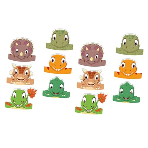 Toyvian Dinosaurier Partyhüte Kinder 12 Stück Papierhüte Geburtstag 3D-Design Hüte für Jungen und Mädchen Dekorative Kopfbedeckung für Kindergeburtstag Babyparty Kostümparty Foto Requisiten Toyvian Dinosaurier Partyhüte Kinder 12 Stück Papierhüte Geburtstag 3D-Design Hüte für Jungen und Mädchen Dekorative Kopfbedeckung für Kindergeburtstag Babyparty Kostümparty Foto Requisiten von Toyvian