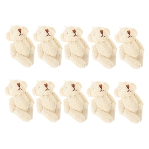 Toyvian Erstellen Sie Einzigartige Bärenpuppen 10-teiliges Mini-plüschtier-zubehör-Set Aus Samt Für Bastelprojekte von Toyvian