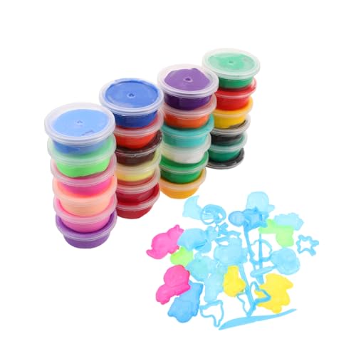 Toyvian Farben Lufttrocknende Modelliermasse Ultraleicht Nicht Klebend Wiederverwendbar Werkzeug für Jungen Mädchen DIY Basteln und Kreative Handarbeiten von Toyvian