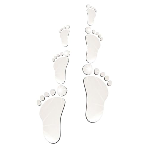 Toyvian 1blatt Selbstklebender Fußabdruck Spiegel Wandaufkleber Dekorativer Acryl Wandsticker Für Kinderzimmer Und Wohnbereich Effekt Wanddekoration Geschenkidee Für Freunde Toyvian 1blatt Selbstklebender Fußabdruck Spiegel Wandaufkleber Dekorativer Acryl Wandsticker Für Kinderzimmer Und Wohnbereich Effekt Wanddekoration Geschenkidee Für Freunde von Toyvian