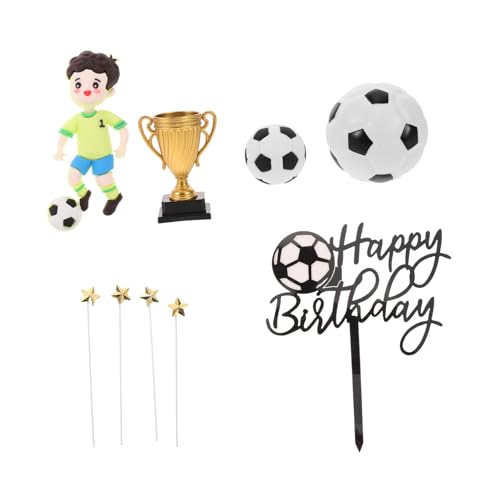 Toyvian Fußball Torten Deko Realistische Fußballspieler Figuren Fußball Motive aus Kunststoff Wiederverwendbar und Sport Themenpartys Toyvian Fußball Torten Deko Realistische Fußballspieler Figuren Fußball Motive aus Kunststoff Wiederverwendbar und Sport Themenpartys von Toyvian