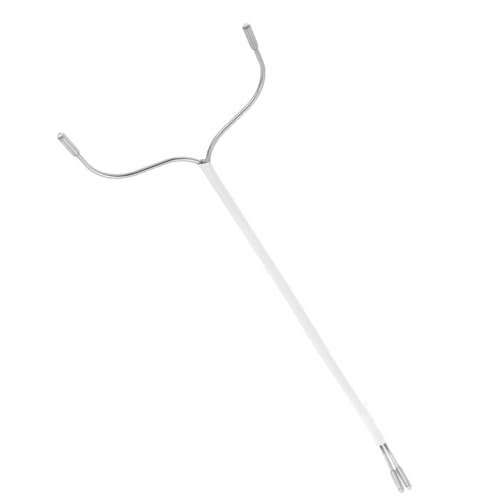 Toyvian Gehäkelter Puppenständer Puppenhalter Figurenhalter Puppenständer für -Zoll-Puppen Puppenständer für Handmade-Figuren Puppenständer für den Haushalt Puppenständer aus Metall Weiß von Toyvian