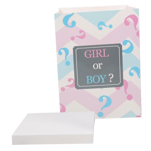 Toyvian Geschlecht Offenbaren Box aus Papier Shower Dekoration mit Jungen oder Mädchen Ballon Einfach zu Montieren Bunte Party Deko für Willkommensparty Toyvian Geschlecht Offenbaren Box aus Papier Shower Dekoration mit Jungen oder Mädchen Ballon Einfach zu Montieren Bunte Party Deko für Willkommensparty von Toyvian