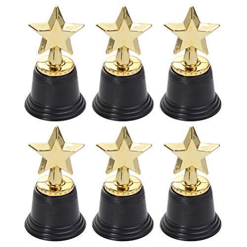 12Er Set Goldene Stern-Trophäen Für Partyspiele, Zeremonien, Sportveranstaltungen Und Gastgeschenke 12Er Set Goldene Stern-Trophäen Für Partyspiele, Zeremonien, Sportveranstaltungen Und Gastgeschenke von Toyvian