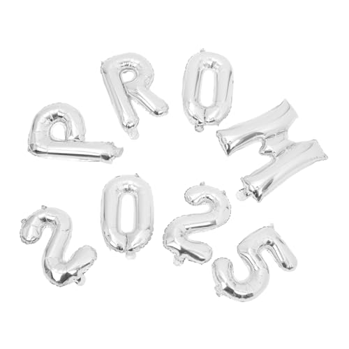 Toyvian Graduationsballons aus Robustem Folienmaterial Glänzende Silberne Dekoration für Drinnen und Draußen Einfache Befüllung Vielseitige Party-deko für Abschlussfeiern und Toyvian Graduationsballons aus Robustem Folienmaterial Glänzende Silberne Dekoration für Drinnen und Draußen Einfache Befüllung Vielseitige Party-deko für Abschlussfeiern und von Toyvian