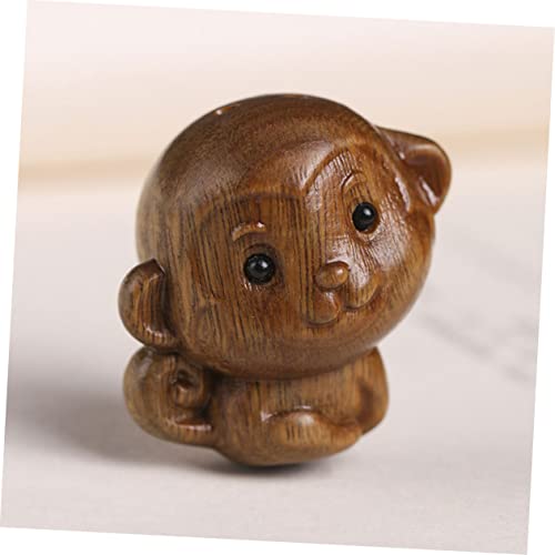 Toyvian Handgefertigter Holz affenanhänger Schlüsselanhänger Dekoratives Chinesisches Tierkreis affenpendant Vielseitige Holzfigur für Tisch Tasche und Rucksack Toyvian Handgefertigter Holz affenanhänger Schlüsselanhänger Dekoratives Chinesisches Tierkreis affenpendant Vielseitige Holzfigur für Tisch Tasche und Rucksack von Toyvian