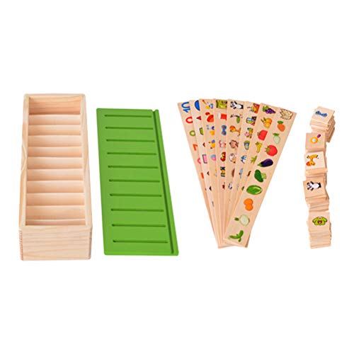 Toyvian Holz Sortierbox Kinder Hand-Auge-Koordination Sortierbox Form Selektoren Matching Spiele Lernspielzeug Toyvian Holz Sortierbox Kinder Hand-Auge-Koordination Sortierbox Form Selektoren Matching Spiele Lernspielzeug von Toyvian