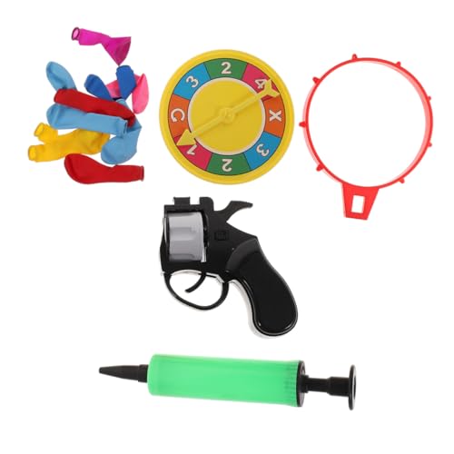 Toyvian Interaktives Partyspiel Roulette Ballonspiel Kunststoff Prankspiel für Lustige Partyspiele Bunte Luftballons Einfach zu Bedienen Langlebig und Wiederverwendbar für Zufällige Farbe von Toyvian