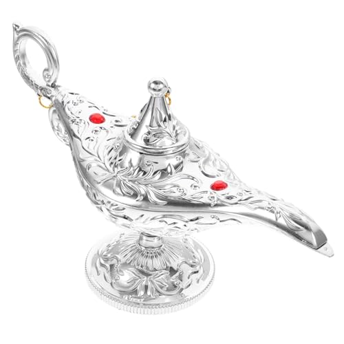 Toyvian Lampe Deko Vintage Silbern Für Tischdekoration Partys Geburtstage Als Geheimnisvolles Ornament Für Zuhause Und Feiern von Toyvian