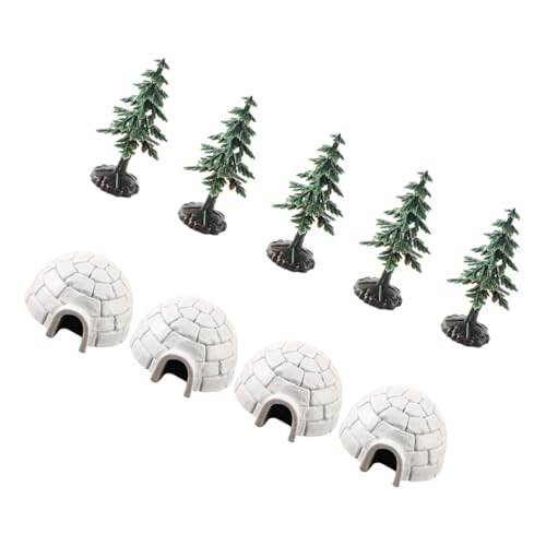 Toyvian Lebensechte Mini Igloo und Weihnachtsbaum Figuren Teiliges Arktisches Wintermodell Kit für Detailreiche Deko und Lernspielzeug für Tischdekoration und Kreative Bastelprojekte Toyvian Lebensechte Mini Igloo und Weihnachtsbaum Figuren Teiliges Arktisches Wintermodell Kit für Detailreiche Deko und Lernspielzeug für Tischdekoration und Kreative Bastelprojekte von Toyvian