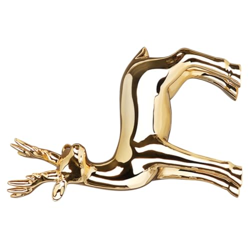 Toyvian Leichte Keramik Deko mit Goldbeschichtung Elektroplattierte Skulptur Schlichte Wohnaccessoires für Wohnzimmer und Weinregal Moderne Nordische Tischdekoration Toyvian Leichte Keramik Deko mit Goldbeschichtung Elektroplattierte Skulptur Schlichte Wohnaccessoires für Wohnzimmer und Weinregal Moderne Nordische Tischdekoration von Toyvian