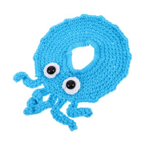 Toyvian Linsendekorring -autositz- Babyspielzeug Häkelset Für Anfänger Strickset Krippenspielzeug Hängen Anfänger-häkelpaket Für Erwachsene Shutter-Kamera Garn Blue von Toyvian