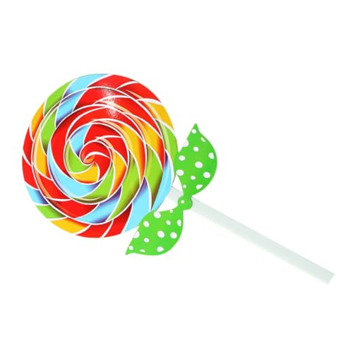 Toyvian Lutscher-Requisiten dekorative Lutscher-Requisite Süßigkeiten Party deko Kinderparty Dekoration realistische Lutscher-Requisite große Lollipop-Stütze Beschichtetes Papier von Toyvian