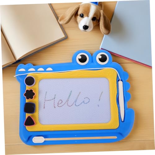 Toyvian Magnetisches Zeichenbrett für Buntes Abwischbares Doodle Board mit Stift Fördert Kreativität und Feinmotorik Tragbares Lernspielzeug für Kleinkinder und Vorschulkinder von Toyvian