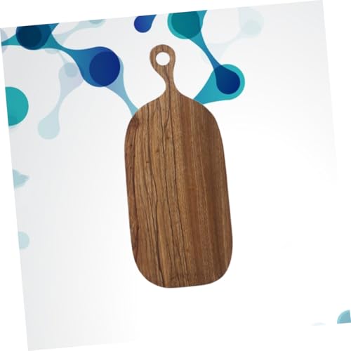 Toyvian Massives Holz Schneidebrett mit Praktischem Aufhängegriff Kleine Robustes Küchenbrett für Brot Obst und Gemüse Dickes Pflegeleichtes Holzbrett für Haushalt und Tägliche Nutzung von Toyvian