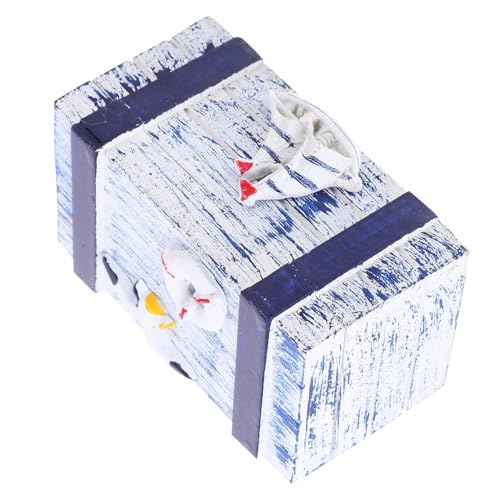Toyvian Mediterrane Schmuckschatulle Vintage Aufbewahrungskoffer Für Schmuck Und Kleinigkeiten Dekorative Box Mit -deckel Für Tisch Schlafzimmer Und Geschenkideen von Toyvian