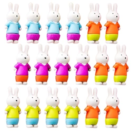 Toyvian Mini- -Radiergummis 18 Stück Hasen-Radiergummis Kaninchen-Radiergummis Kleine Hasen 3D-Schreibtisch-Radiergummis Haustier-Neuheits-Radiergummis Osterkorbfüller Schule Toyvian Mini- -Radiergummis 18 Stück Hasen-Radiergummis Kaninchen-Radiergummis Kleine Hasen 3D-Schreibtisch-Radiergummis Haustier-Neuheits-Radiergummis Osterkorbfüller Schule von Toyvian