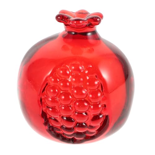 Toyvian Miniaturisierte Glas-Granatapfel-Dekoration Für Stilvolle Tischgestaltung Realistische Fruchtfigur Aus Hochwertigem Glas Perfektes Für Glück Und Wohlstand Für Wohnzimmer Und Toyvian Miniaturisierte Glas-Granatapfel-Dekoration Für Stilvolle Tischgestaltung Realistische Fruchtfigur Aus Hochwertigem Glas Perfektes Für Glück Und Wohlstand Für Wohnzimmer Und von Toyvian