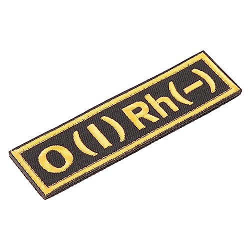 Toyvian O Positive Blutgruppen Patch Reflektierender Erste Patch Austauschbarer Aufnäher für Kleidung und Rucksack für Notfälle und Militärische Anwendungen Langlebig Toyvian O Positive Blutgruppen Patch Reflektierender Erste Patch Austauschbarer Aufnäher für Kleidung und Rucksack für Notfälle und Militärische Anwendungen Langlebig von Toyvian