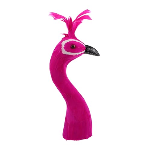 Toyvian Pfauen Mannequinkopf Bürodekoration Elegante Heimdekoration Kamindekoration Party Tischdekoration Tischdekoration Künstliches Pfauenmodell Statue Pfauenmodell Starres von Toyvian