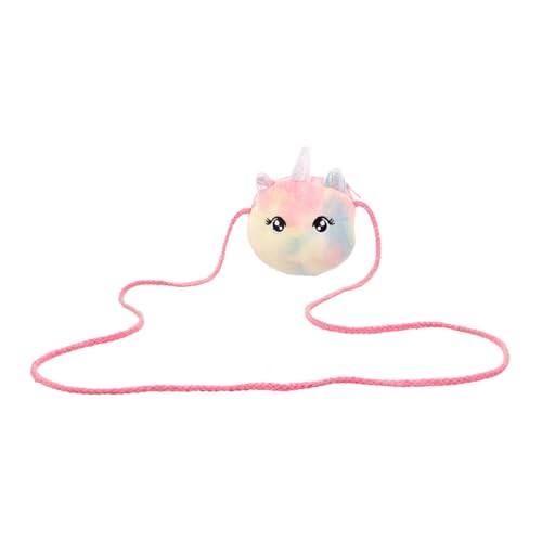 Toyvian Plüsch Einhorn Umhängetasche für Mädchen Verstellbarer Schultergurt Weiche Crossbody Tasche Bunter Einhorn Geldbeutel Vielseitige Handtasche für Jugendliche Toyvian Plüsch Einhorn Umhängetasche für Mädchen Verstellbarer Schultergurt Weiche Crossbody Tasche Bunter Einhorn Geldbeutel Vielseitige Handtasche für Jugendliche von Toyvian