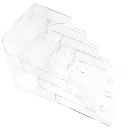 Toyvian Prospekthalter Transparenter Desktop Dokumentenständer Stabiler und Platzsparender Ordner organizer für Büro Vielseitiger Klarer Akten Flyerhalter Toyvian Prospekthalter Transparenter Desktop Dokumentenständer Stabiler und Platzsparender Ordner organizer für Büro Vielseitiger Klarer Akten Flyerhalter von Toyvian
