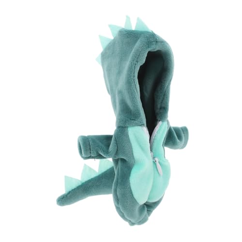 Toyvian Puppen-Dinosaurier-Kleidung Kompaktes Puppenkostüm Puppenkleidung Bezauberndes Puppendekor Dekoratives Puppendekor Dekoratives Puppenkostüm Puppenoveralls Stoff Light Green von Toyvian