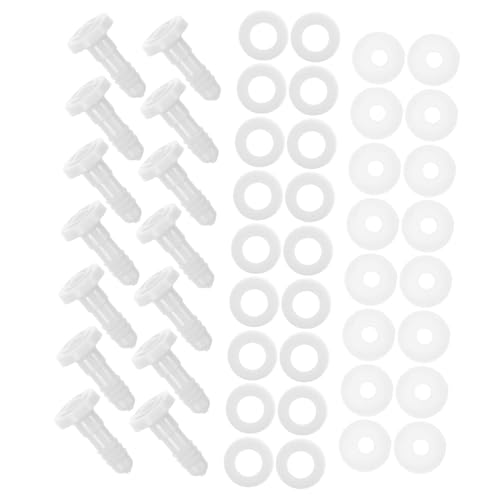 Toyvian Puppengelenke Kunststoffgelenke Selbstgemacht Bastelgelenke 20 Satz Weiß 15mm Drehbare Gelenke mit Unterlegscheiben für Puppenherstellung Handgefertigte Bären Bastelprojekte Toyvian Puppengelenke Kunststoffgelenke Selbstgemacht Bastelgelenke 20 Satz Weiß 15mm Drehbare Gelenke mit Unterlegscheiben für Puppenherstellung Handgefertigte Bären Bastelprojekte von Toyvian