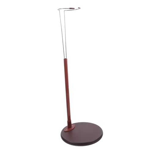 Toyvian Puppenständer Riser anzeigen Puppenbasen Tabletop -Anzeigeregal Aktionsfigur Stehen plastisch Puppeninhaber Verstellbare Puppenbestände Doll Standinhaber Basen Plastik Braun von Toyvian