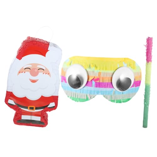Toyvian Santa Clause Pinata Teiliges aus Papier mit und Augenbinde Weihnachtsdeko und Party Pinata zum Befüllen Leichte Festdekoration für Kindergeburtstag und Weihnachtsfeier Toyvian Santa Clause Pinata Teiliges aus Papier mit und Augenbinde Weihnachtsdeko und Party Pinata zum Befüllen Leichte Festdekoration für Kindergeburtstag und Weihnachtsfeier von Toyvian