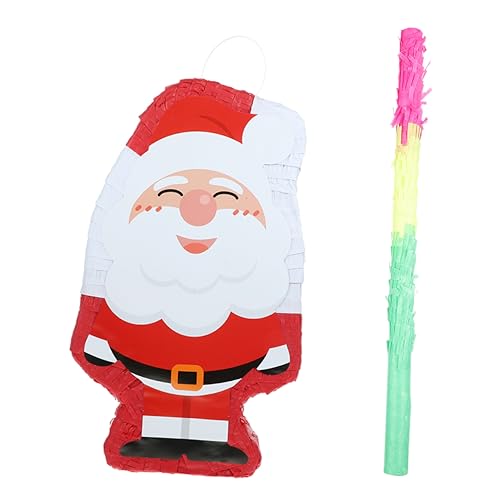 Toyvian Santa Clause Pinata mit Schläger Candy Füllbare Weihnachtsmann Pinata Party Dekoration für Familienfeier Partyspiel und Foto Requisite Teiliges Weihnachts Deko Toyvian Santa Clause Pinata mit Schläger Candy Füllbare Weihnachtsmann Pinata Party Dekoration für Familienfeier Partyspiel und Foto Requisite Teiliges Weihnachts Deko von Toyvian