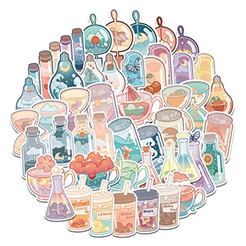 Toyvian Sticker-Pack 50 Stück Zum Verzieren Von Wasserflaschen Laptops Skateboards und Handys – Hochwertig & Lichtbeständig Toyvian Sticker-Pack 50 Stück Zum Verzieren Von Wasserflaschen Laptops Skateboards und Handys – Hochwertig & Lichtbeständig von Toyvian