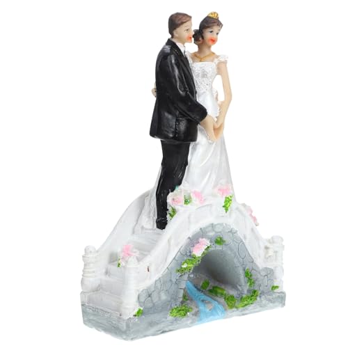 Toyvian Tortenfigur Hochzeit Cake Topper aus Resin Bezaubernde Pärchen Dekoration für Vielseitige und Langlebige Figuren für Romantische Feierlichkeiten Toyvian Tortenfigur Hochzeit Cake Topper aus Resin Bezaubernde Pärchen Dekoration für Vielseitige und Langlebige Figuren für Romantische Feierlichkeiten von Toyvian