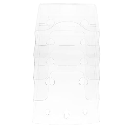 Toyvian Transparentes Dokumenten display mit Schichten Multifunktionaler Prospektständer aus Platzsparender Stabiler Desktop organizer für Broschüren Vertikale Akten und Flyer im von Toyvian
