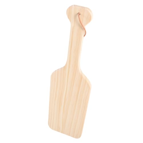 Toyvian Unbehandeltes Holzpaddel mit Griff DIY Bastelset für Kreative Holzformen Handliches Holzpendant zum Bemalen und Dekorieren als Wohnaccessoire und Toyvian Unbehandeltes Holzpaddel mit Griff DIY Bastelset für Kreative Holzformen Handliches Holzpendant zum Bemalen und Dekorieren als Wohnaccessoire und von Toyvian