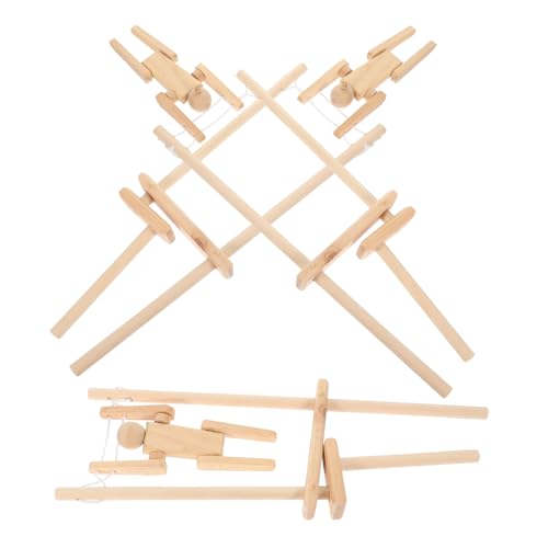 Toyvian Unfertige Actionfiguren Aus Holz – 3 Leere Holzfiguren Mit -Funktion Für Kreatives Spielen Von Kindern Bastelroboter Für Jungen Und Mädchen Toyvian Unfertige Actionfiguren Aus Holz – 3 Leere Holzfiguren Mit -Funktion Für Kreatives Spielen Von Kindern Bastelroboter Für Jungen Und Mädchen von Toyvian