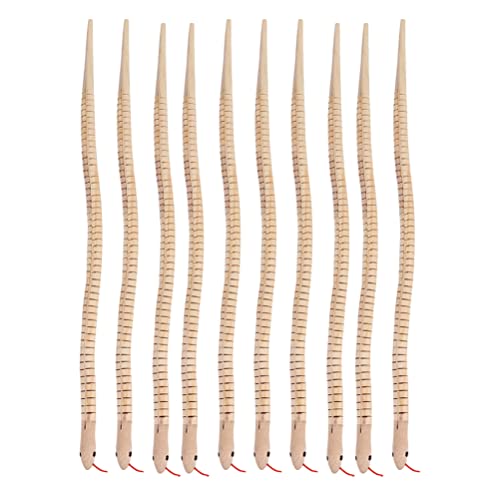 Toyvian Unfertige Schlangen Aus Holz Für Kinder: 10 Stück Holzschlangen Blankes Tiermodell Zum Bemalen – Wackelige Gelenke Flexibel Zum Basteln Dekorationen Für Toyvian Unfertige Schlangen Aus Holz Für Kinder: 10 Stück Holzschlangen Blankes Tiermodell Zum Bemalen – Wackelige Gelenke Flexibel Zum Basteln Dekorationen Für von Toyvian