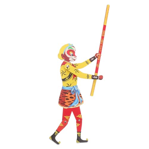 Toyvian Vintage Chinesisches Schattenspielzeug Handgefertigte Holzfigur des Affenkönigs Für Traditionelles Puppentheater Und Familienunterhaltung Leicht Und Tragbar Fördert Kreativität Toyvian Vintage Chinesisches Schattenspielzeug Handgefertigte Holzfigur des Affenkönigs Für Traditionelles Puppentheater Und Familienunterhaltung Leicht Und Tragbar Fördert Kreativität von Toyvian