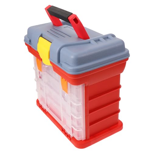 Toyvian Werkzeug Organizer Box mit Fächern Lagige Transparente Aufbewahrungsbox für Kleinteile und Sortierbox Kompakte und Praktische Lösung für Verschiedene Anwendungen Toyvian Werkzeug Organizer Box mit Fächern Lagige Transparente Aufbewahrungsbox für Kleinteile und Sortierbox Kompakte und Praktische Lösung für Verschiedene Anwendungen von Toyvian