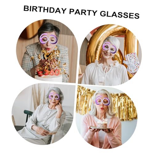 Toyvian Zahlen-brille Jahre Geburtstag Party Brille mit Strasssteinen Lustige Wiederverwendbare Fotorequisite aus Leichtem Kunststoff für Damen und Herren Toyvian Zahlen-brille Jahre Geburtstag Party Brille mit Strasssteinen Lustige Wiederverwendbare Fotorequisite aus Leichtem Kunststoff für Damen und Herren von Toyvian