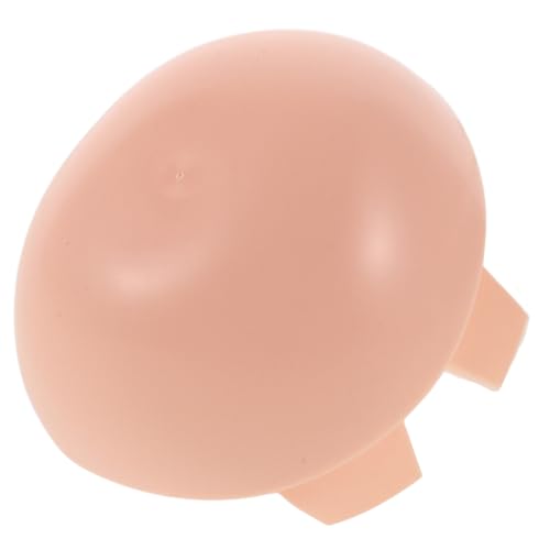 Toyvian kahle Kappen selber Machen Puppen basteln Puppenherstellung Puppenbau Puppenkopf Puppenteile kahles Kostümzubehör Make-up Glatze Puppenversorgung Cosplay-Zubehör Plastik von Toyvian