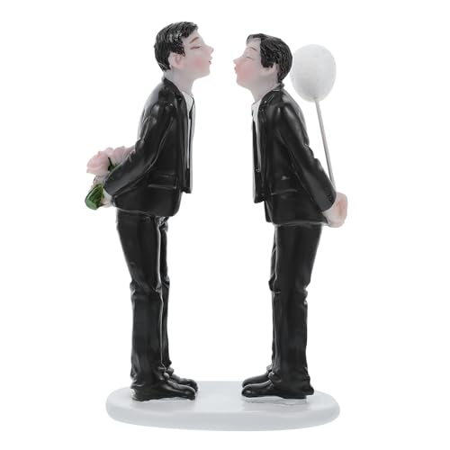 Toyvian Kuchen Picks Hochzeit Cupcake Topper Harz Paare Figurine Festliche Decor Party Favors von Toyvian